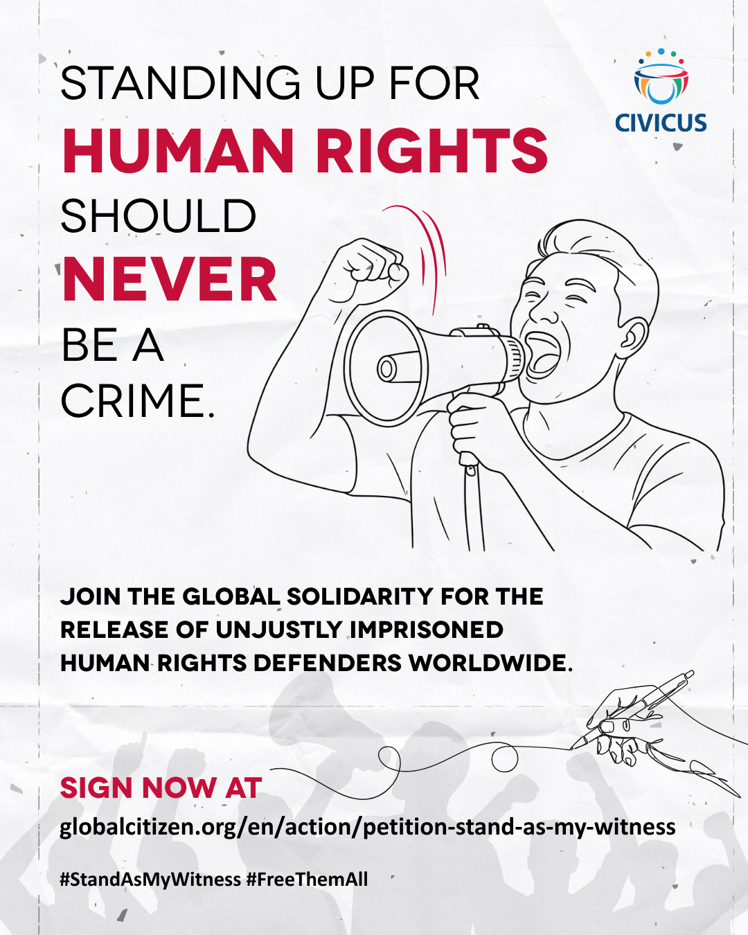 Joint Global Call for the Protection and Release of Unjustly Imprisoned Human Rights Defenders